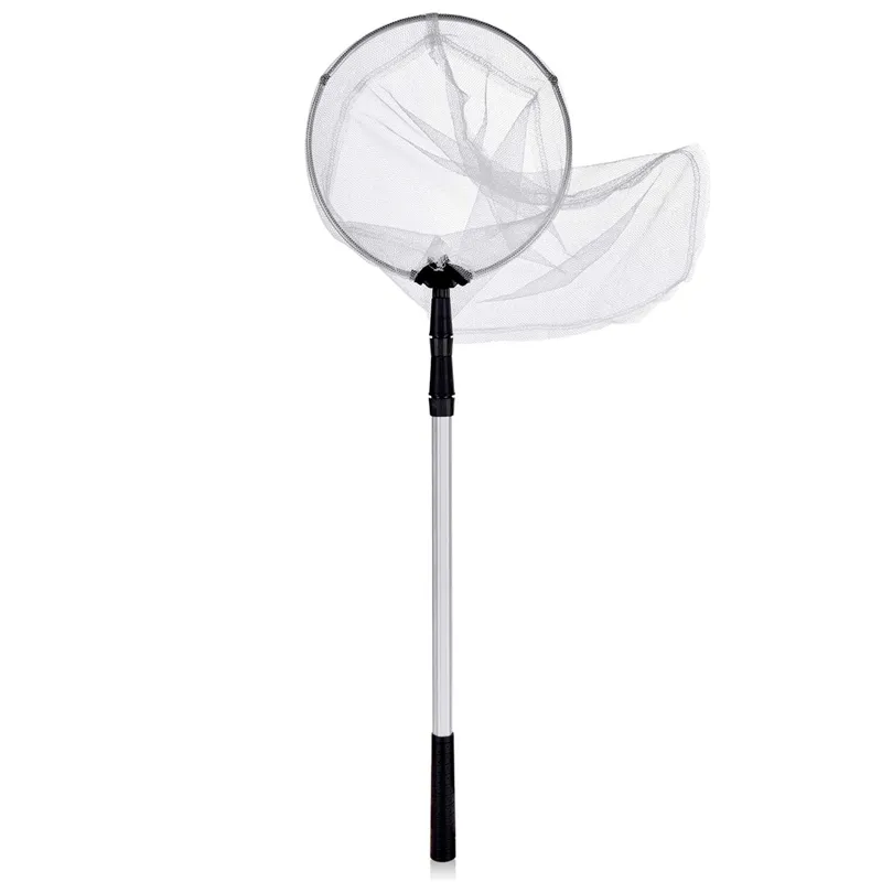Premium Nylon Bug Eater Net Butterfly Catching Net With Handle For Adults  And Kids, Extends From 37 Inch To 68 Inches From Apiou, $13.66