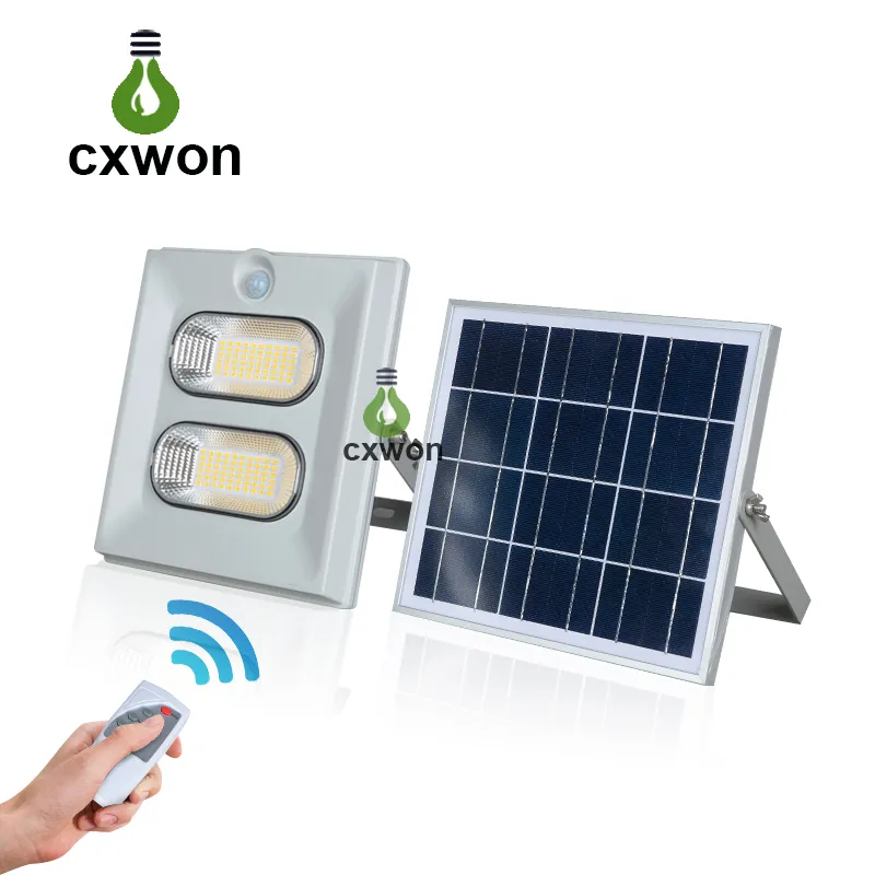 Solar Powered Outdoor Lighting IP67 Waterproof 50W 100W 150W LED Floodlight 160lm/w high qulity Light Garden