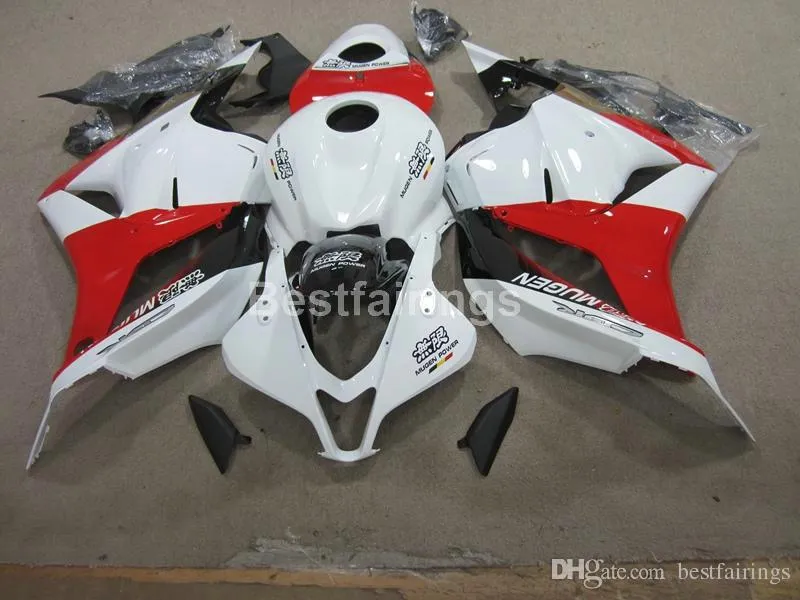 Injektion Motorcykel Fairing Kit för Honda CBR 600RR 09 10 11 Vit Röd Svart Bodywork Fairings Set CBR600RR 2009 2010 2011 XS41