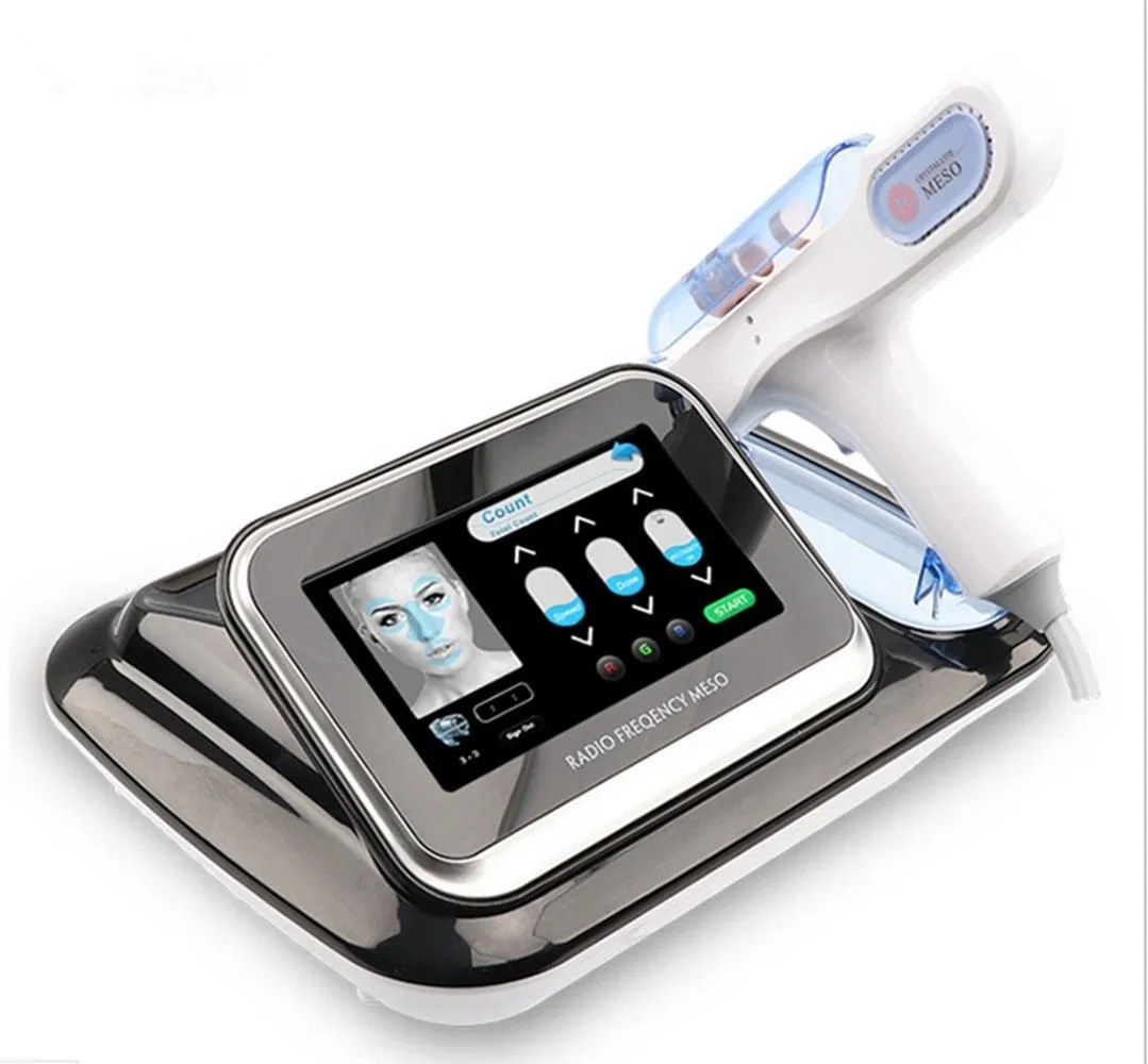 2020 Portable Radio Frequency Meso Gun Facial Skin Care Machine With LED Light Therapy Mesotherapy Machine Beauty Salon and Home Use