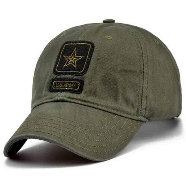 Fashion- Pentagram Cap Najwyższej Jakości U.S. Wojska Czapki Męskie Kapelusz Wędkarski Camo Baseball Czapki Regulowany