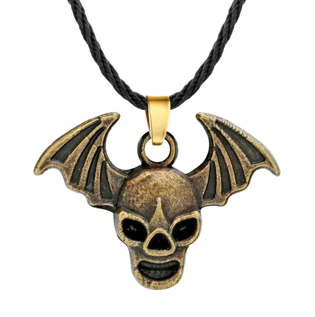 Skull Necklace, Punk Style Men's Pendant, Stainless Steel Gothic Gifts