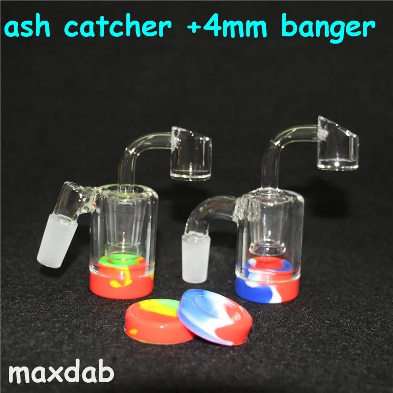 Hockahs Classical Ash Catcher 4mm Quartz Banger 14mm 18mm 암이 모든 각도 및 크기 조인트에 대해 더 다른 스타일을 perc