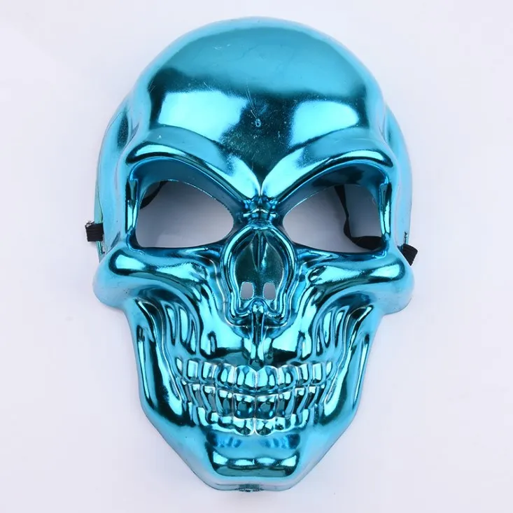 NOWA Halloween Horror Maska Boże Narodzenie Galwanicznie Taro Maska Duch Głowy Śmieszne Maski Party Prezent 6 Kolory OPP bag