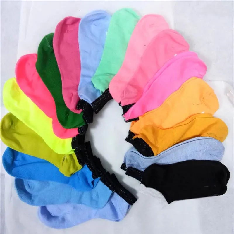 Garçons Filles Adulte Chaussettes Courtes Hommes Femmes Cheerleaders Basket-Ball Sport Cheville Chaussettes Tuyau Taille Libre Multicolores