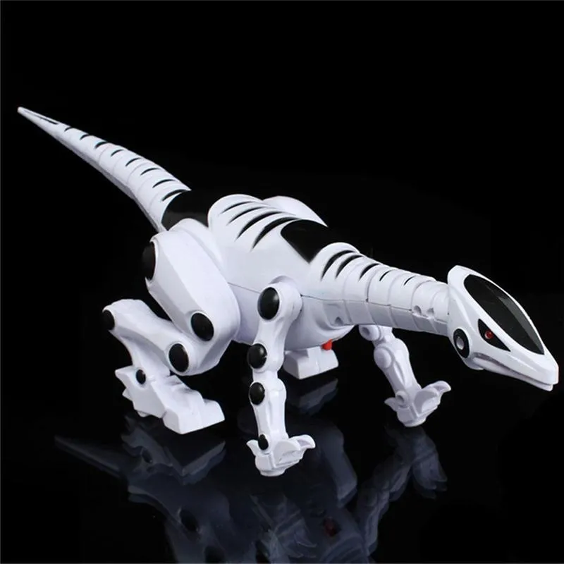 Electric Dinosaur for Children Walking Robot Roaring Interactive Dinosaur Toy with Music Light and Sound Effects Intelligent Toy