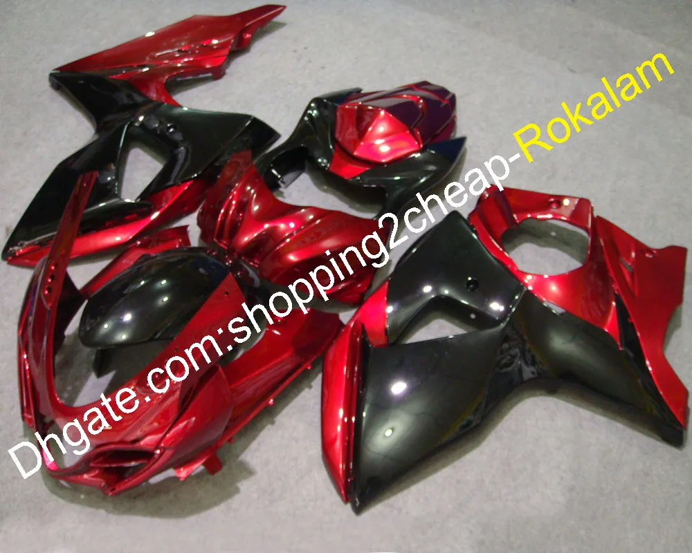 Motorcycle Fairings Kit For K9 GSXR1000 GSX R1000 2009 2010 2011 2012 2013 2014 2015 2016 Red Black Fairing (Injection molding)