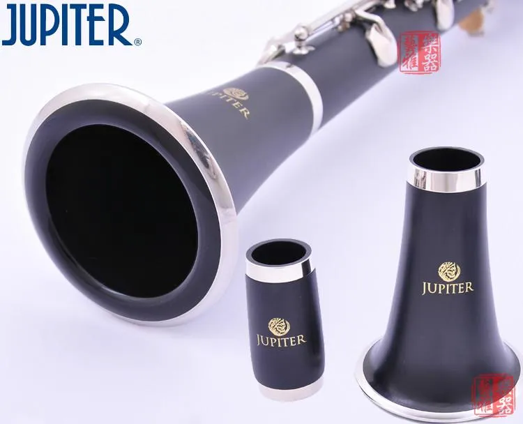 Jupiter 17 Key Clarinet JCL-637N B-Flat Tune Högkvalitativa Woodwind Instruments Black Tube With Case Tillbehör