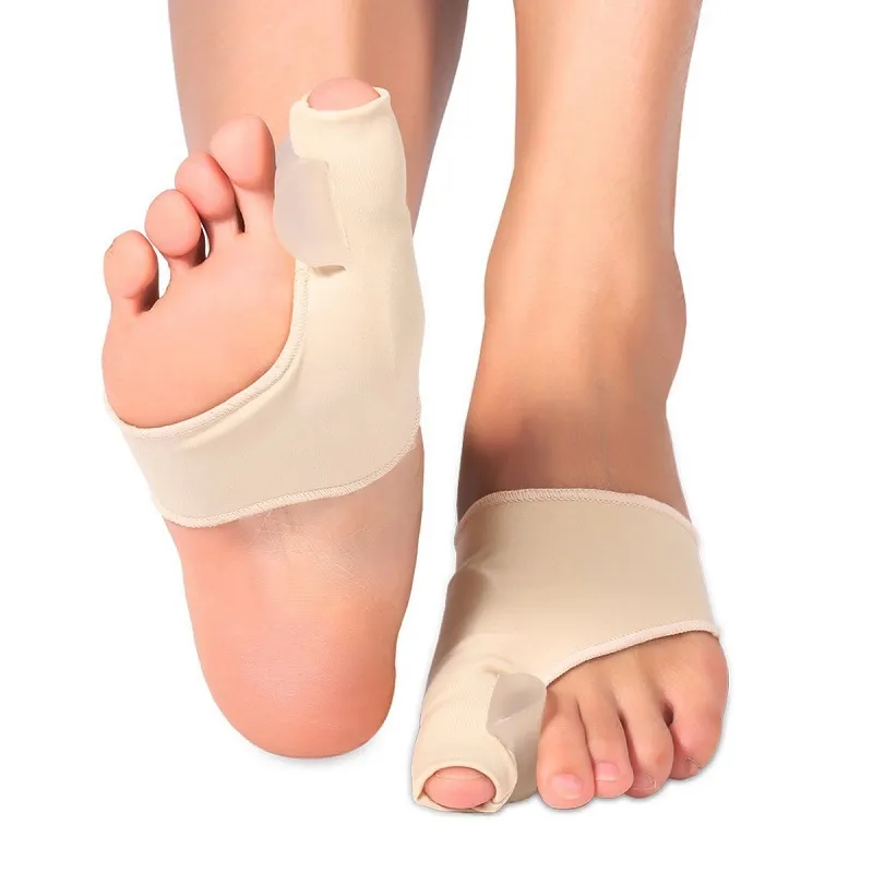 Big Bone ortopédico Joanete correção Pedicure Meias de Silicone de hálux valgo corrector Suspensórios Toes Separador Pés Cuidados Ferramenta WB1232