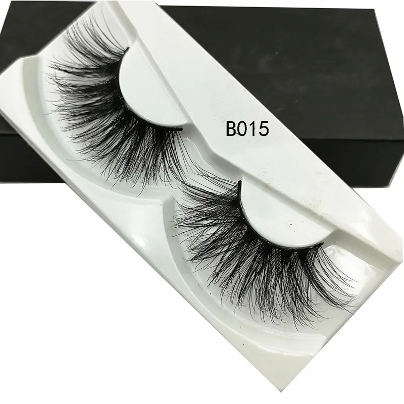 100% 3D Mink Eyelashes 25mm Mink Lashes Wispy Fluffy Fake Lashes 5D Makeup Big Volume Crisscross Reusable False Eyelash Beauty Fashion Tools