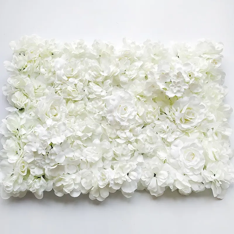 60x40cm Artificial Flower wall decoration Road Lead Hydrangea Peony Rose Flowers for Wedding Arch Pavilion Corners decor floral