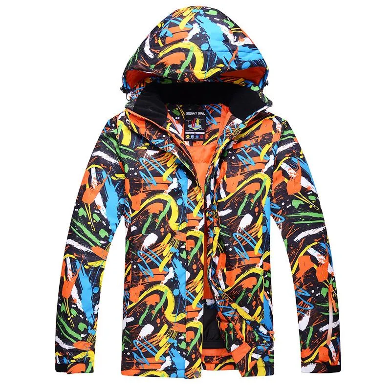 Merk Man Ski Jacket Waterdichte Jas Winddicht Snowboard Jacket Camping en Wandelen voor Mannen in Winter Sport Grootte S-XL