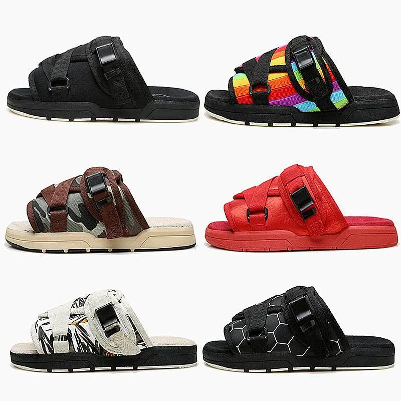 2020 New Visvim Pantofole Uomo Donna Amanti Moda Scarpe Pantofole Spiaggia Sandali da strada Hip-Hop migliori Pantofole da esterno