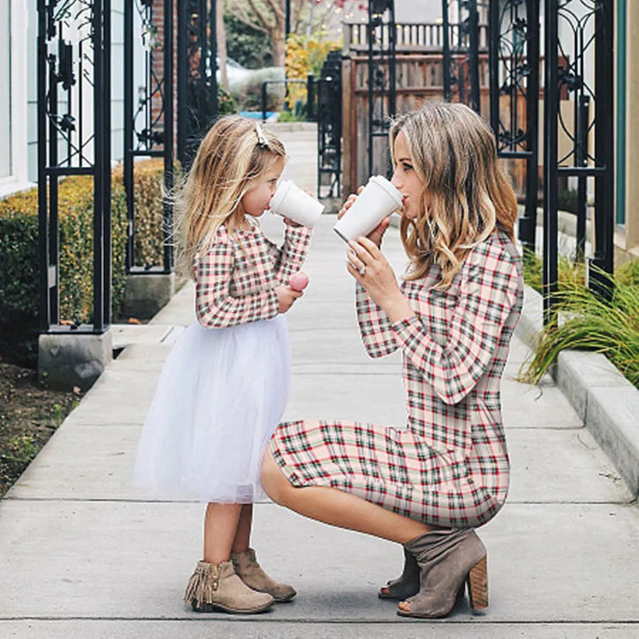 Birthday Mom Dresses Mother Daughter Matching Mommy And Me Jurkjes Mommy  And Me Dresses Fall Matching