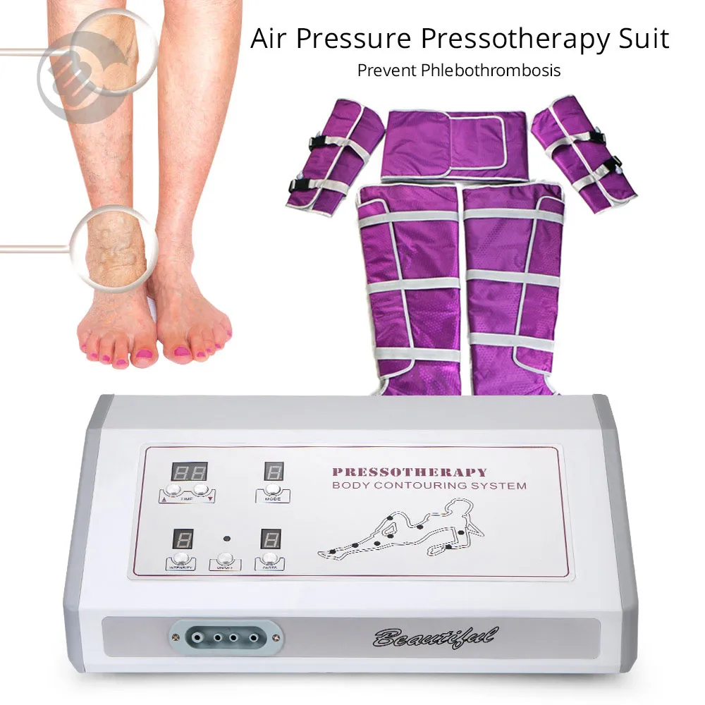 Pro Hava Basıncı Lenf Drenaj Vücut Zayıflama Battaniye Suit Pressotherapy Zayıflama Yağ kaldırma Güzellik Cihazı