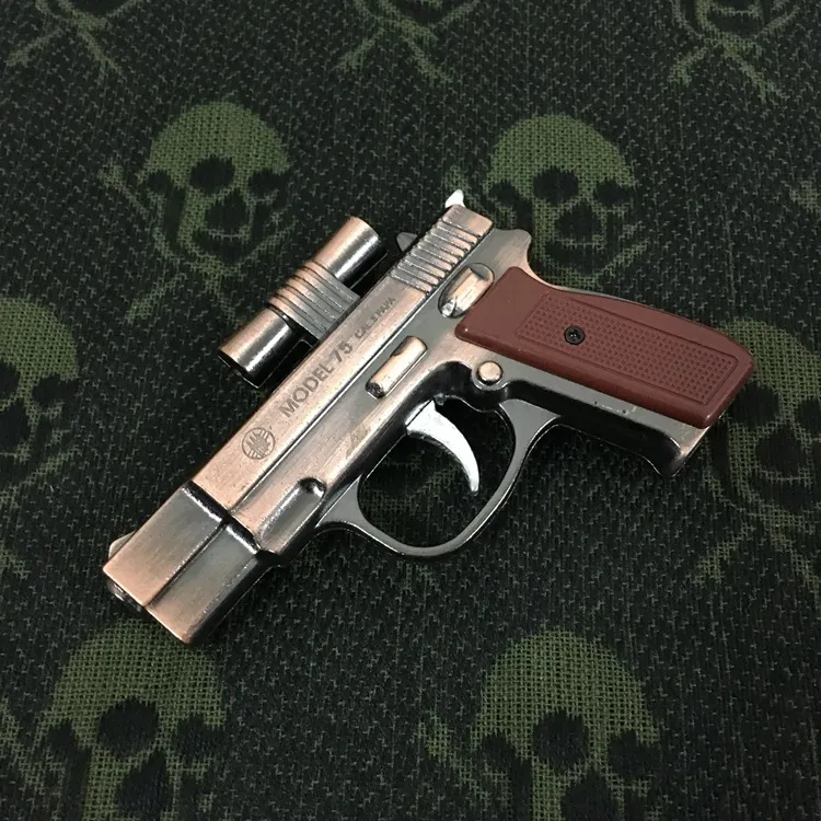 revolver cigarette lighter Metal Revolver 357 Gun Lighter Windproof Metal... From Hgf8123, $6.1