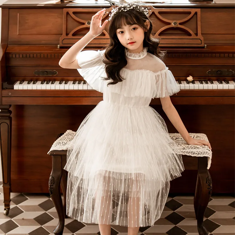 Big girls black online and white dress