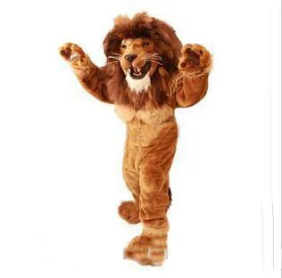 2019 Hot Sale Mascot Traje Tamanho Adulto Tamanho Brave Lion Cartoon Fantas