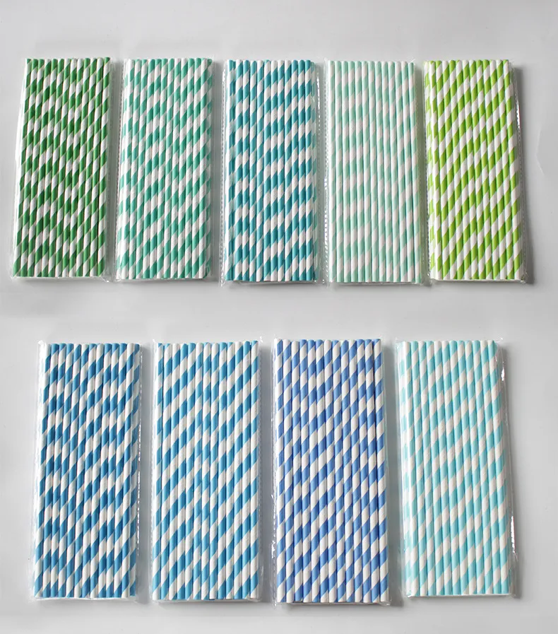 25 piezas de papel biodegradable pajitas diferentes colores de papel arcoíris de papel para beber pajitas de papel a granel para jugos ducha colorida9169253