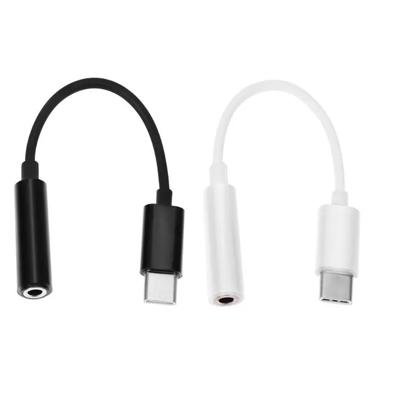 Adattatore Aux da tipo C a 3,5 mm Cavo audio da 3 a 5 jack per Huawei Xiaomi Redmi POCO Sumsang LG