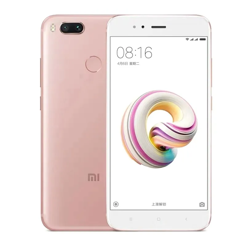 Original de telefone celular Xiaomi Mi 5X 4G LTE 4GB RAM 32GB ROM Snapdragon 625 Octa Núcleo Android 5.5 polegadas 12.0MP Fingerprint ID Smart Mobile Telefone