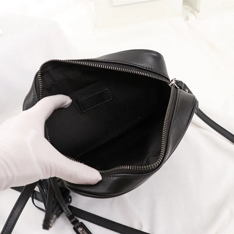 Luxury Designer Handbags Women`s LOU CAMERA Bag High quality QUILTED LEATHER Tassel Crossbody bag