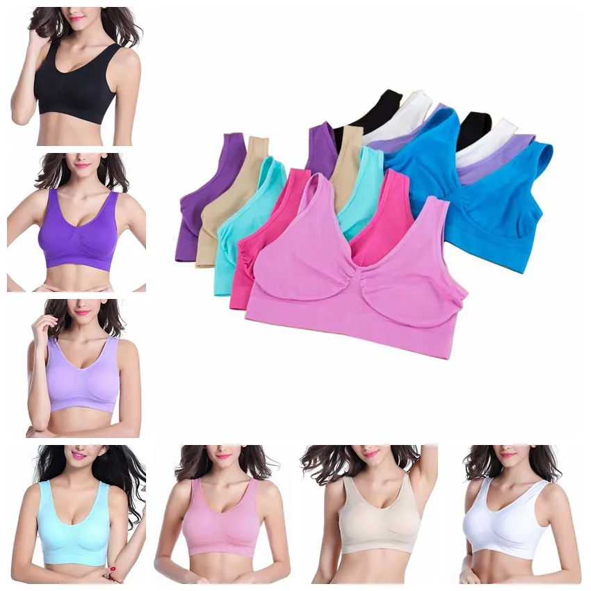 Soutien-gorge Sans Armature Pack De 7 Brassières De Sport Sans Armatures PLULON - Bretelles Spaghetti Et Confort Seamless Sport Yoga Sommeil Soutien-gorge Sans Armature Pack De 7 Brassières De Sport Sans Armatures PLULON - Bretelles Spaghetti Et Confort Seamless Sport Yoga Sommeil