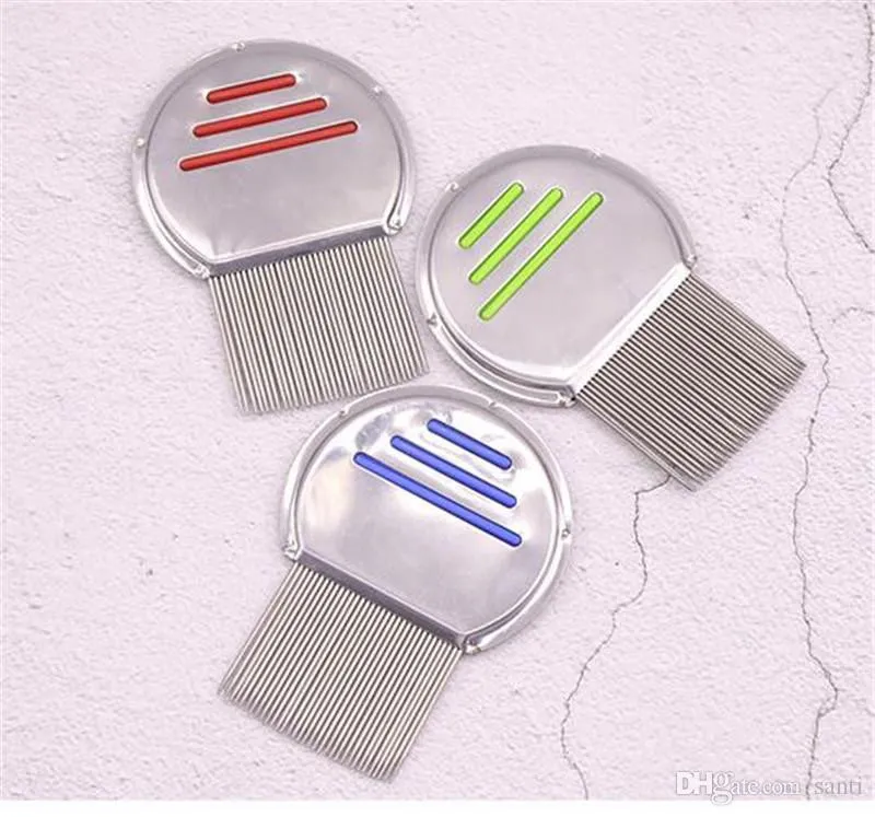 Wholesale Cat Grooming Pet Stainless Steel Kids Hair Terminator Lice Comb Nit Free Rid Headlice