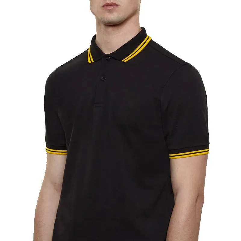 Modelo FP M12 M3600 Marca do Reino Unido Homens Manga Curta Moda Simples Clássico Laurel Perriinglys Camisa de lapela de verão