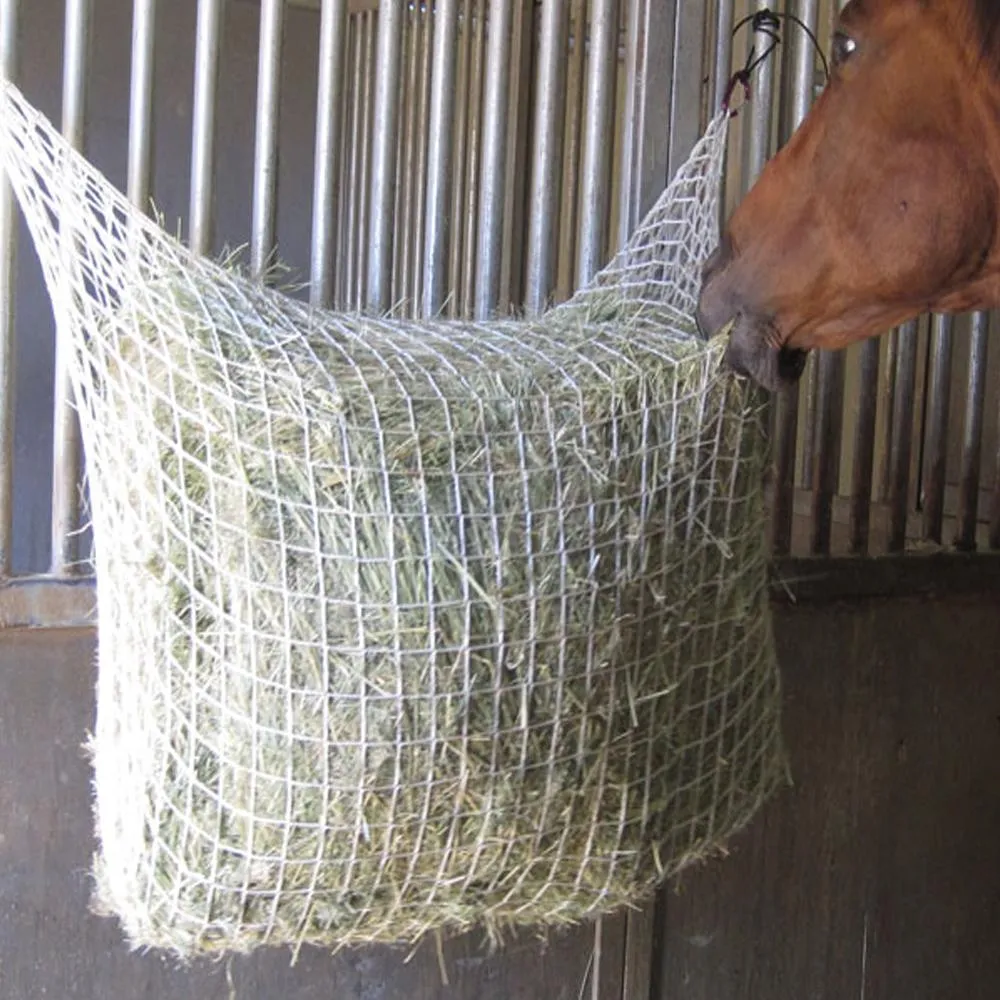 35x31in 35x47in 39x63in Mesh Net Full Day Slow Pet Horse Feeder Hold Flakes of Hay and Feed Horse levert alle directe China fabriek