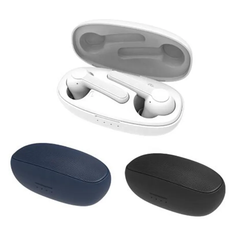 XY-7 TWS Azul-dente Fones de ouvido Touch Control Summon Siri Fones de ouvido sem fio Fones de ouvido Stereo Bass Hifi Som com Mic Esportes Headphone