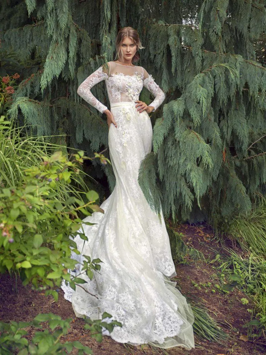 Bohemian modest on sale wedding dresses