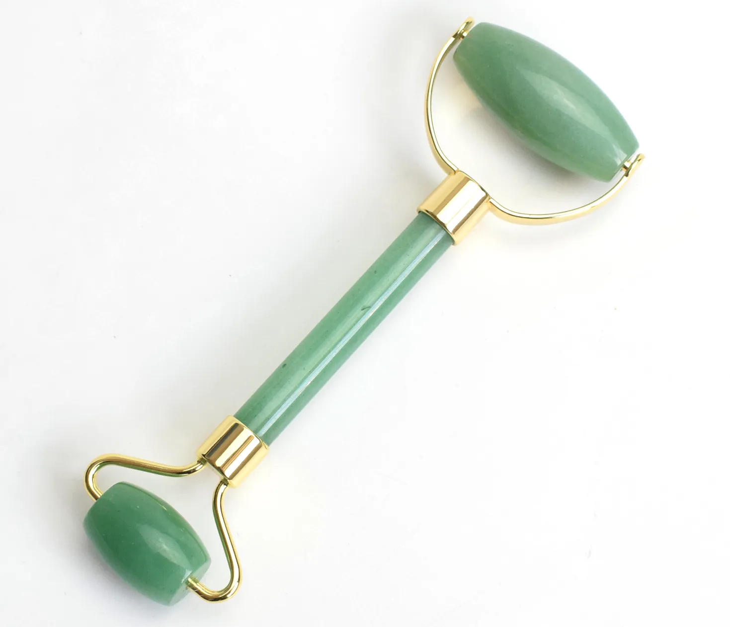 Natural Chakra Green Aventurine Massage Stone Carved Reiki Crystal Healing Gua Sha Beauty Roller Facial Massor Stick