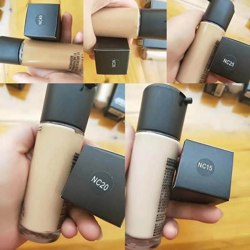 (W Srock) - Enhancer Foundation Drops Face Highlighter Proszek Makijaż Glow Colors 35ml Ciecz Highlighters Kosmetyki 6 kolorów