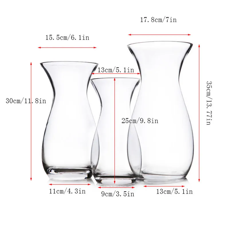 flower vase glass vase fashion glass flower vase pot08