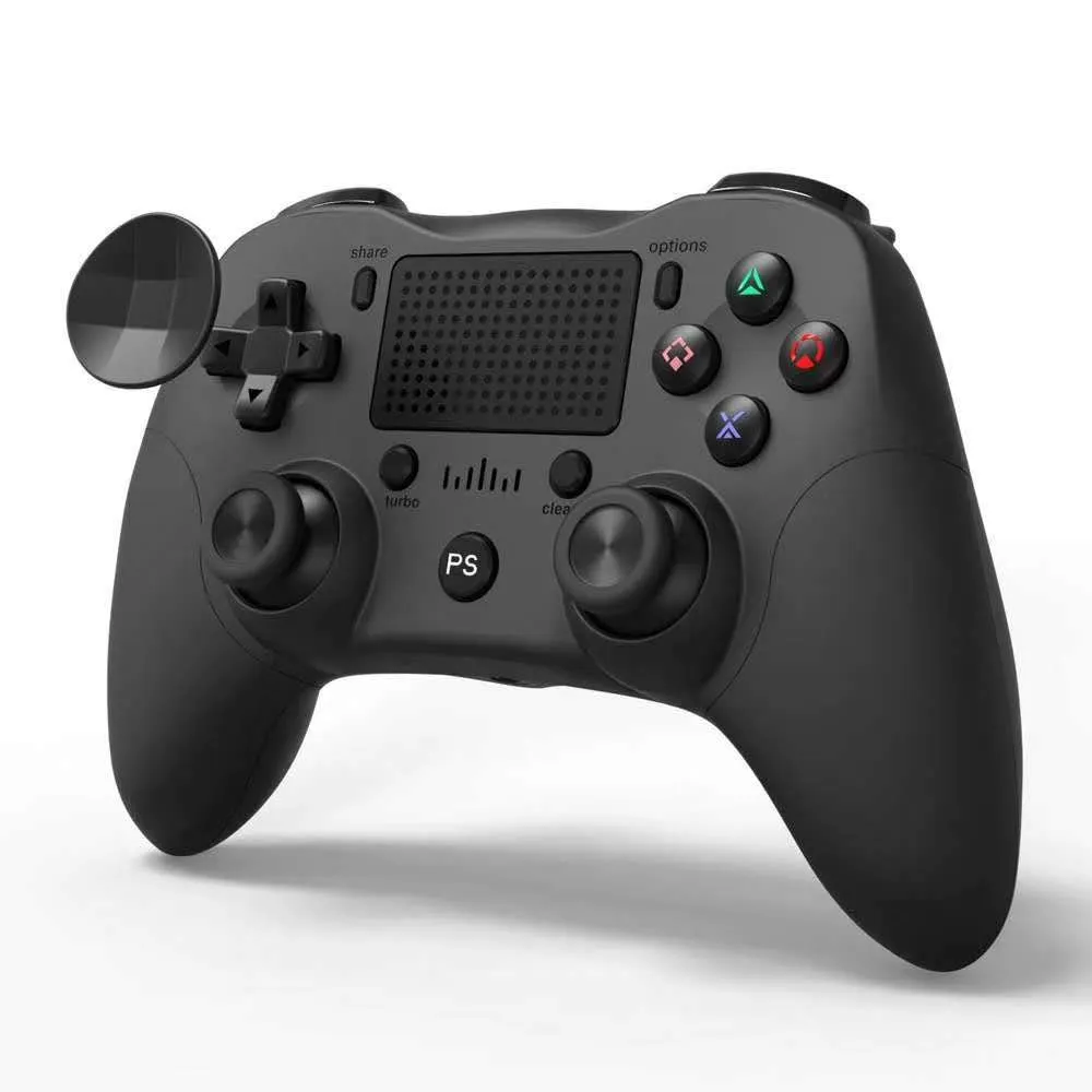 Wireless PS4 Controller Gamepad HD Dual Vibration and Turbo Fire Function Bluetooth Connection PS4 pro Controller with 6-axis Gyro Sensor