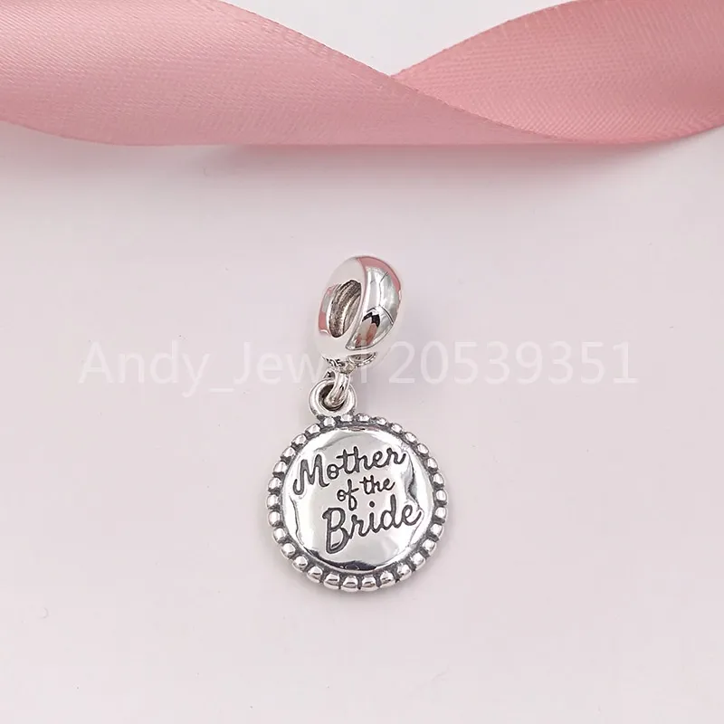 Andy Jewel 925 STERLING Gümüş Pandora Gelinin Annesi Graveed Songle Boncuklu Soidantlar Anlar Anneler Günü için Kadınlar Takımları Bilezikler Mücevher Eng791169-34