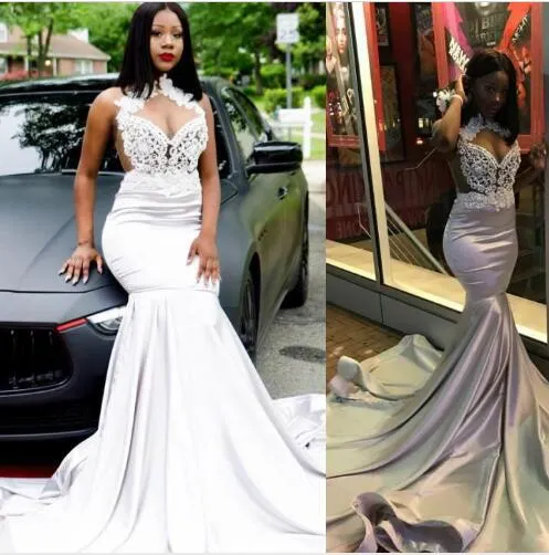 Luxury Evening Dresses Long Sweetheart A-Line Crystal Beaded Formal Evening  Gown 2019 Smoke Blue Prom Dress Robe de Soiree NE29 - AliExpress