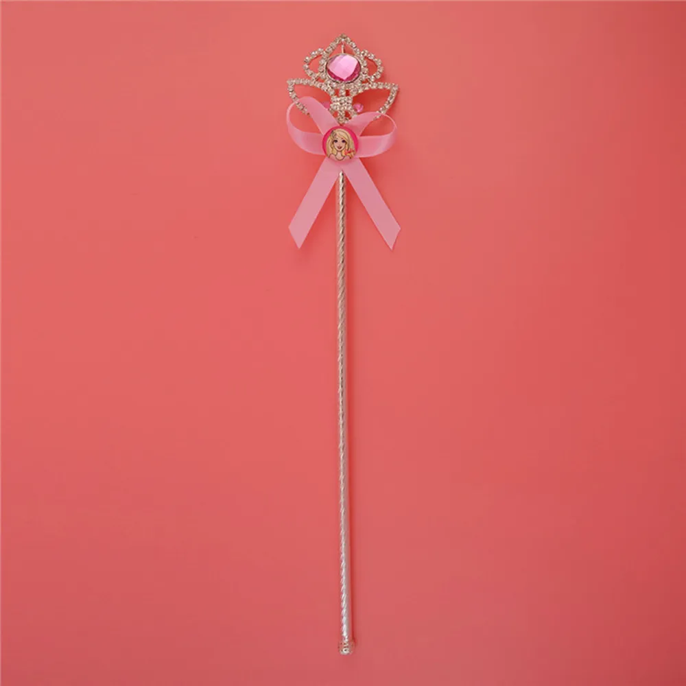 Mode Barbie Doll Cane Hairpin Populär Set Gem Barn Barbie Princess Magic Wand Hår Tillbehör Smycken Gift