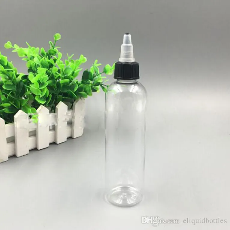 2018新しいデザインペンの形のくちばんの瓶120ミリリットルのペットのねじれの帽子の空の澄んだプラスチックボトル卸売昇進のための電子液体のための卸売