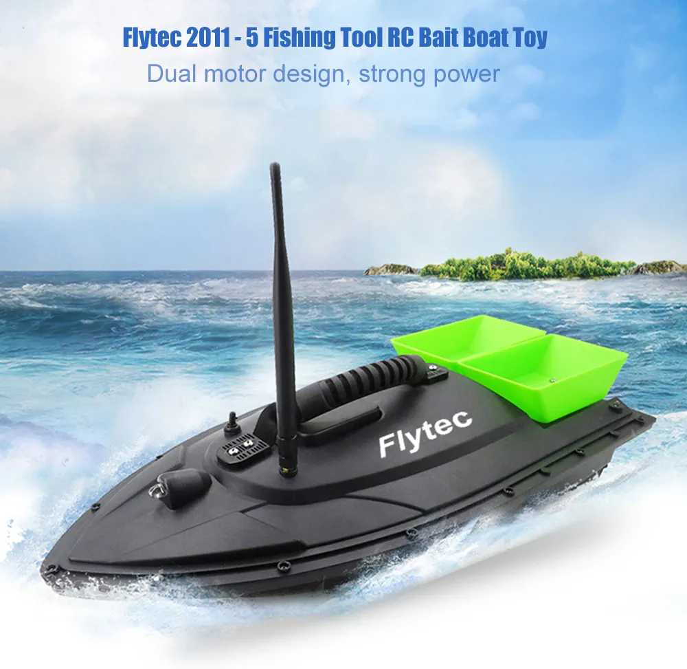 Flytec HQ2011 5 Fishing Tool Smart RC Bait Boat Toy Digital Automatic  Frequency Modulation Remote Radio Control Device Fish Toys From Jetboard,  $45.23