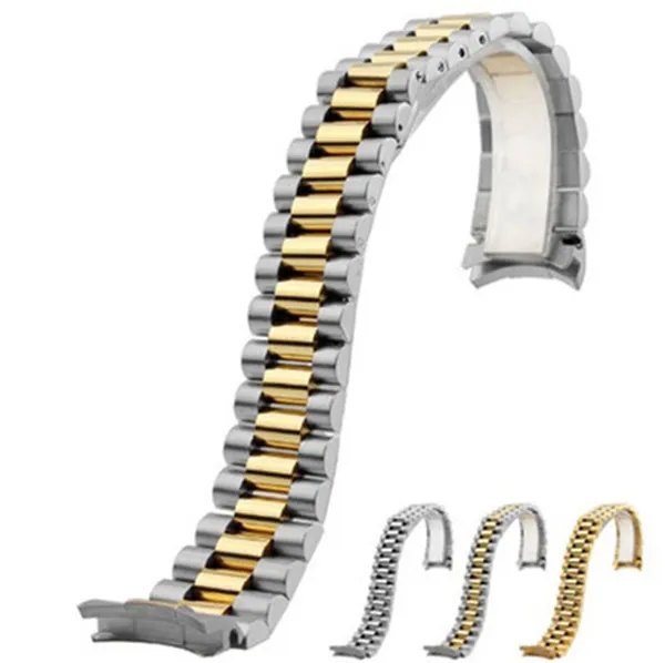 Accessori Orologio Cinturino Orologio In Acciaio Inox 316L - Chiusura Deployante, Larghezze 18-24 Mm Cinturini Per Orologi In Metallo - Foto 9