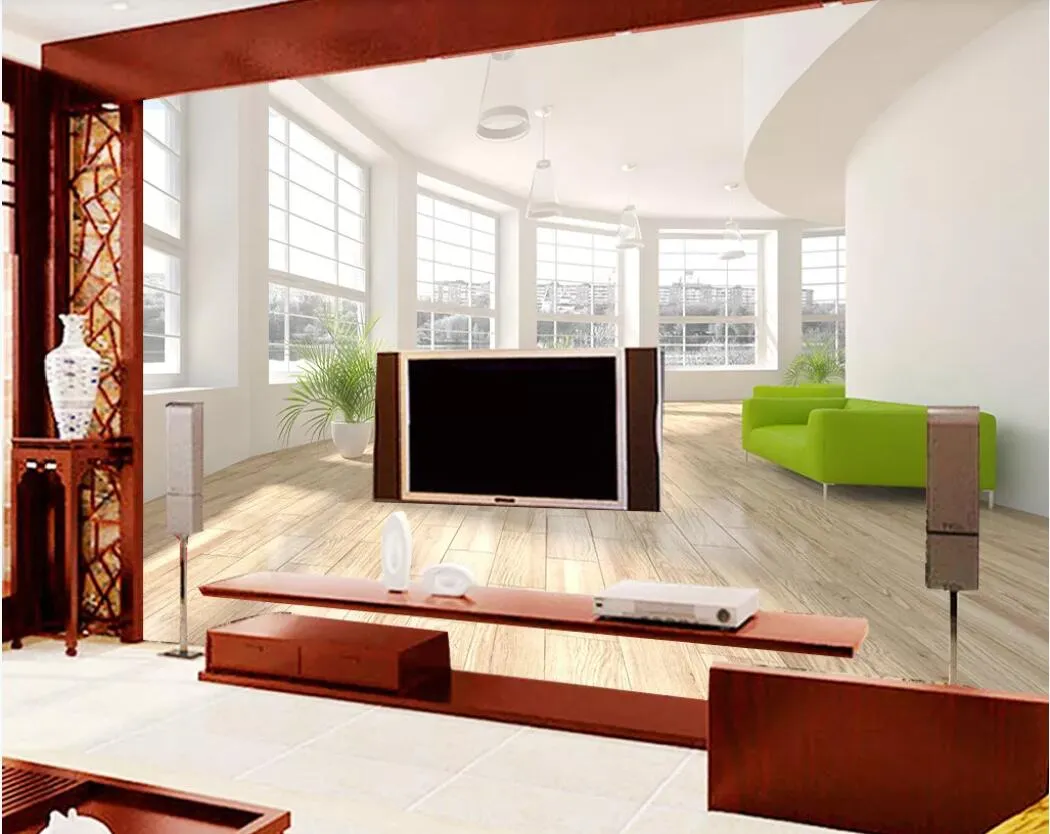 3d Room Wallpaper Custom Photo Mural 3d Space Corridor Three