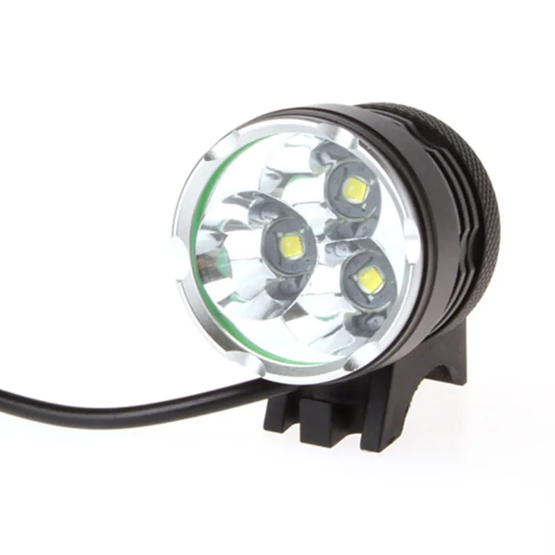 4000 Lumen 3x XM-L T6 LED Koplamp 3T6 Koplamp Fiets Bike Licht Waterdichte zaklamp + 6400mAh batterij gratis verzending