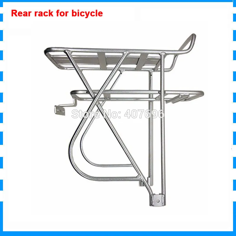 Alliage d'aluminium vélo porte-bagages porte-bagages arrière vélo sacoche sac support d'étagère support arrière batterie support d'étagère