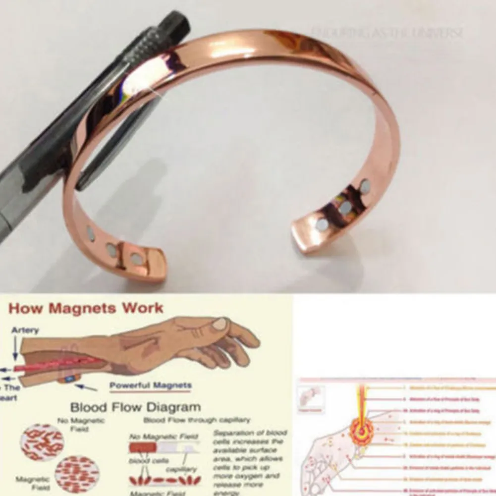 Pure Copper Bracelet Men 15mm Wide Adjustable Vintage Cuff Copper Magnetic  Bracelet Arthritis Magnetic Therapy Energy Bracelet Q076765054 From 13,6 €  | DHgate