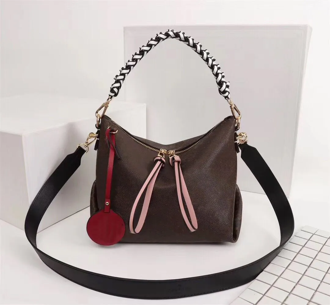 Bolsas de mão de luxo de designer de alta qualidade originais Beaubourg Hobo MINI bolsa feminina marca bolsa de flores tecelagem de couro real bolsas de ombro