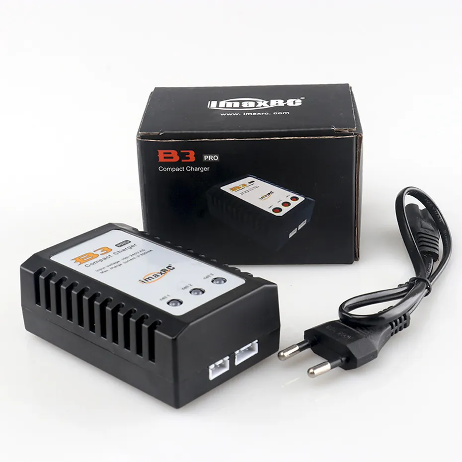 IMAX RC B3 Pro Carregador Compacto AC Lipo Adapter Battery 10W 2S 3S 7.4V 11.1V Balance Professional Charger Power Supply