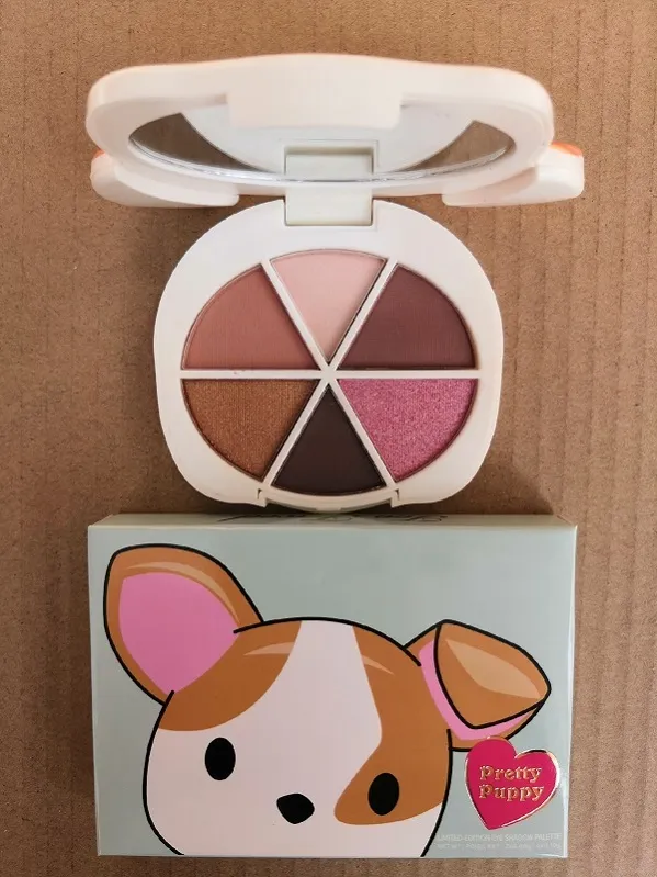 Disponibile! Alta qualità Trucco Eye Shadow Palette Pretty Puppy 6 Color Palettes Eyes Make-up Eyeshadow