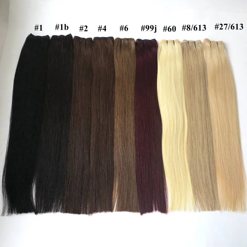 Harmony saç 20 '' Brezilyalı Düz ​​Bakire Saç Atkı stokta farklı renk